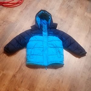Minus Zero Blue & Aqua Puffer Jacket